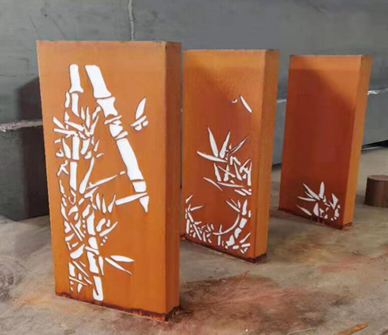 崖州锈钢板灯箱
