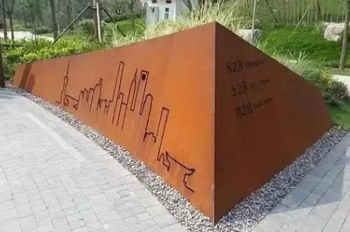 崖州耐候钢挡土墙